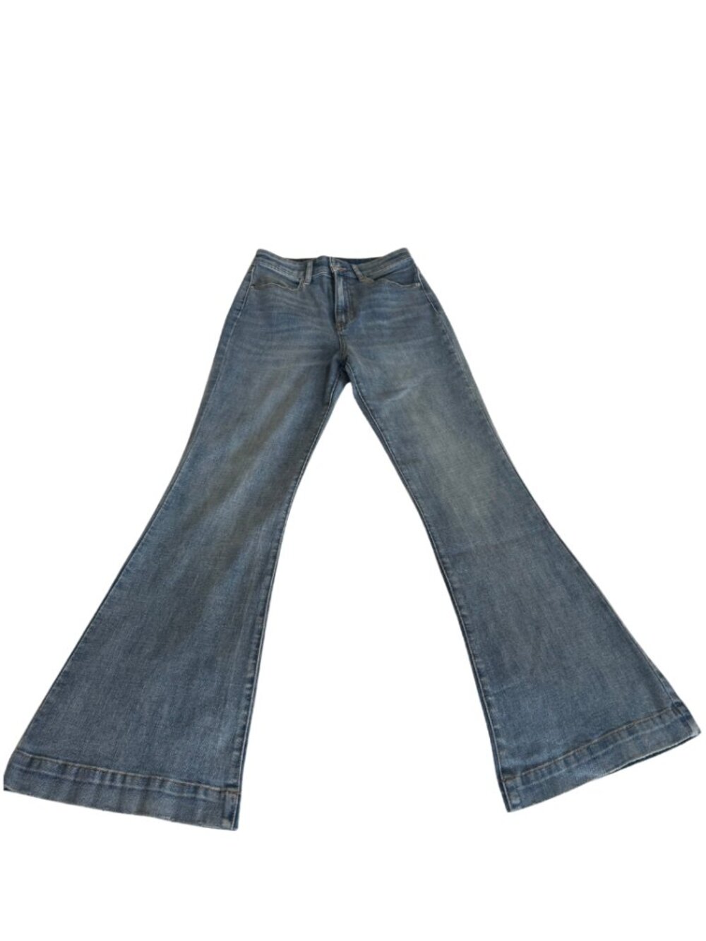 Chelsea & Violet Size 28 Extreme Flare Bell Bottom Jeans Light Wash Y2K Boho